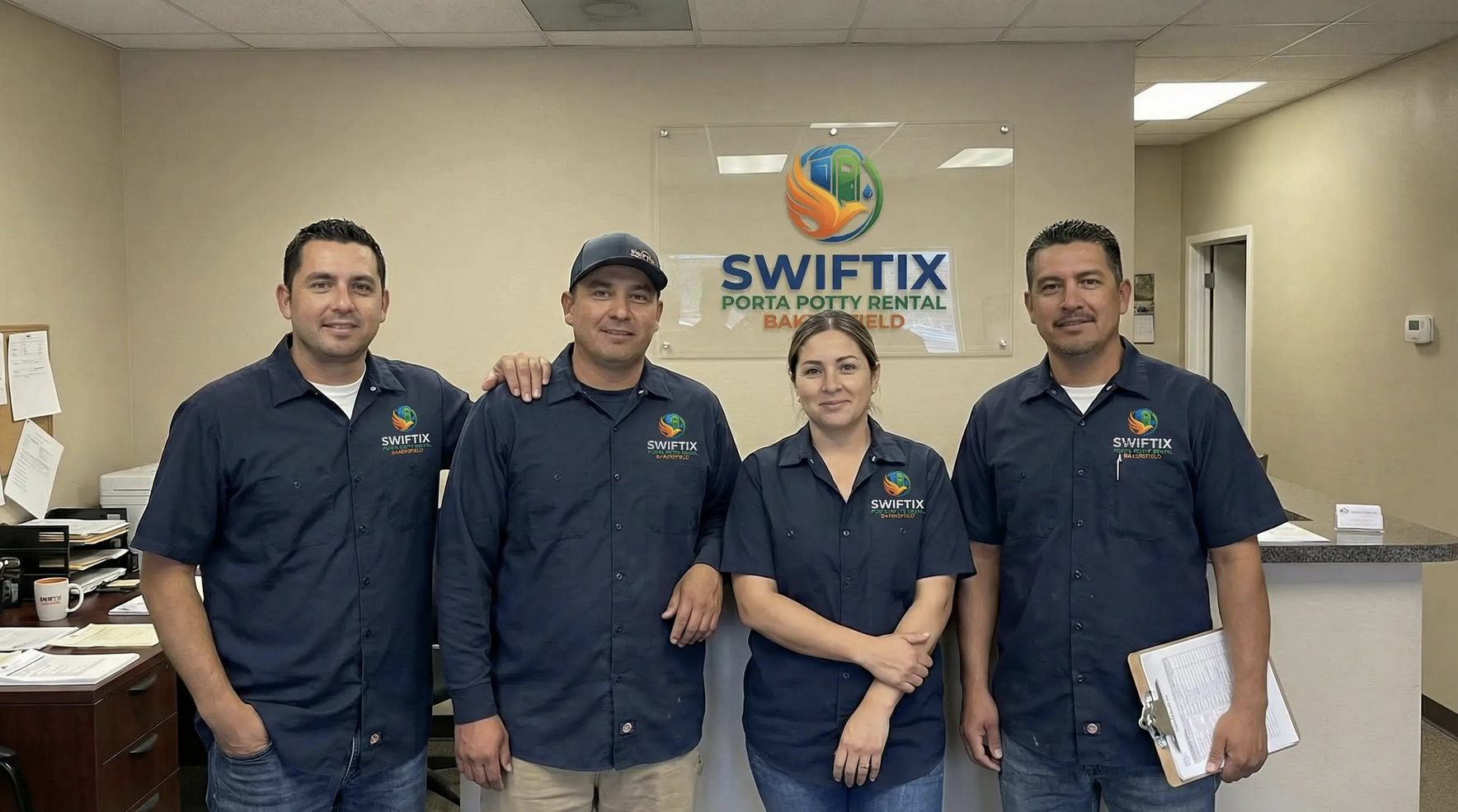 Swiftix Porta Potty Rental Bakersfield Team